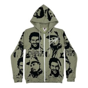 Asaali Olive Green Hoodies