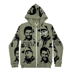 Asaali Olive Green Hoodies