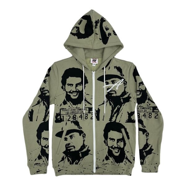 Asaali Olive Green Hoodies