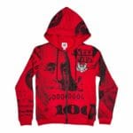 Asaali Zip Up – Red hoodie