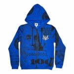 Asaali Zip Up Royal Blue Hoodie