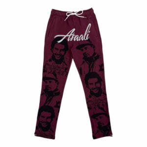 Asaali FW24 Sweatpants Maroon