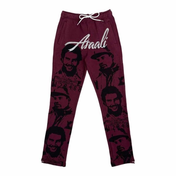 Asaali FW24 Sweatpants Maroon