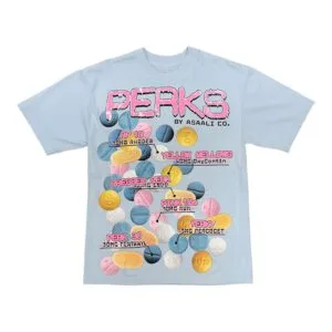 Asaali Perks sky Blue T-Shirt