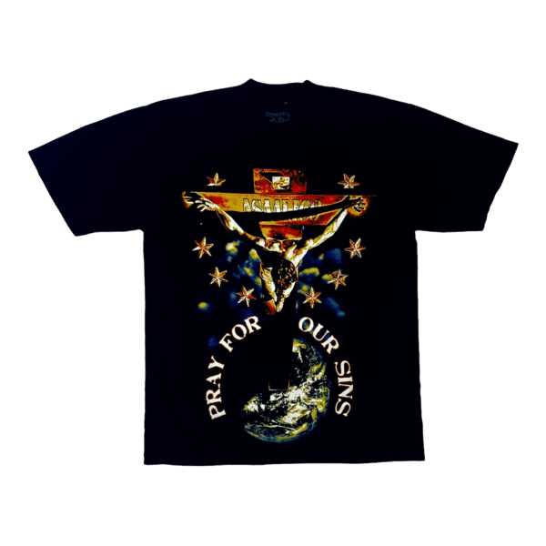 Asaali Pray for Black T-Shirt
